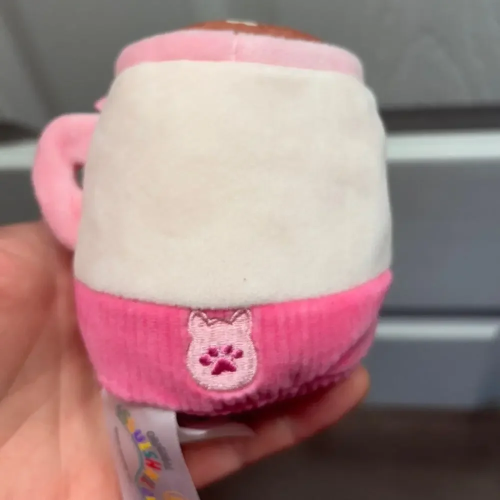 Squishmallows NWT Doy Toys Lot of 3 Emily Latte Deja Donut Squeak Crinkle Plush